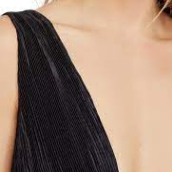 FREE PEOPLE Twist and Shout Black Mini Dress - Picture 5 of 13